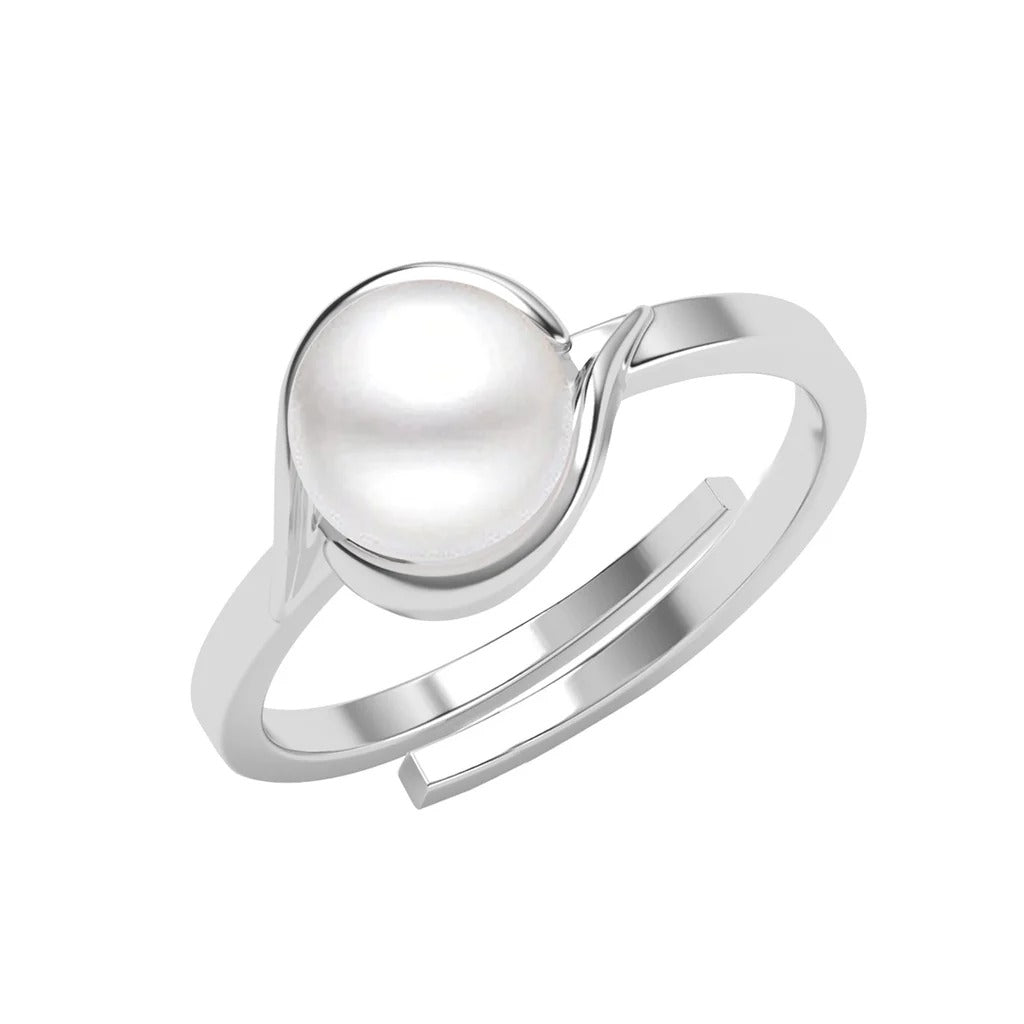 Moti Pearl Ring Adjustable Size