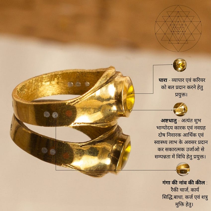 paramani ashtadhatu Ring