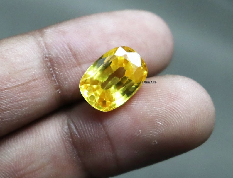 6.25 Carat Natural Sapphire Pukhraj Loose Stone