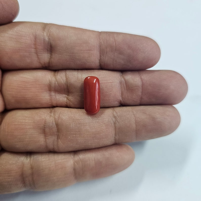6.30 Carat Natural Coral Moonga Stone