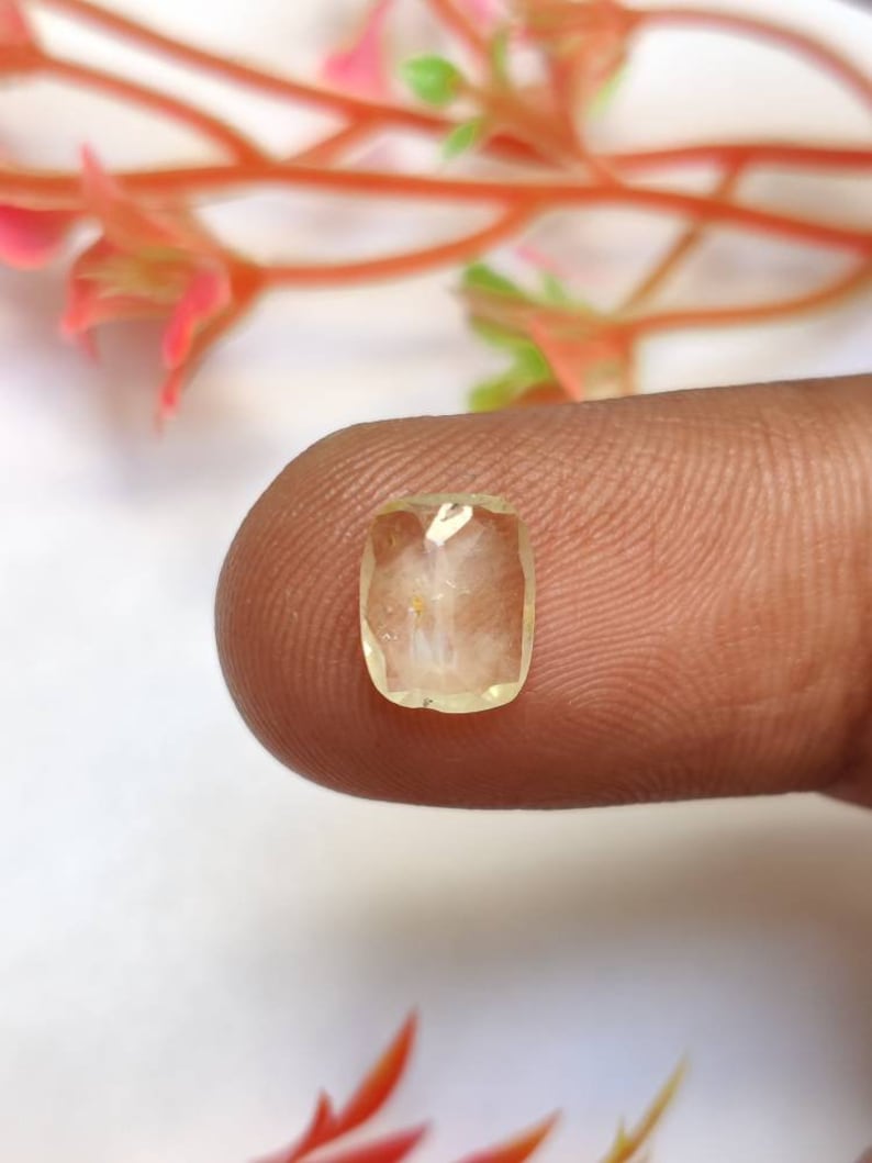 5.25  Carat Natural Sapphire Pukhraj Loose Stone