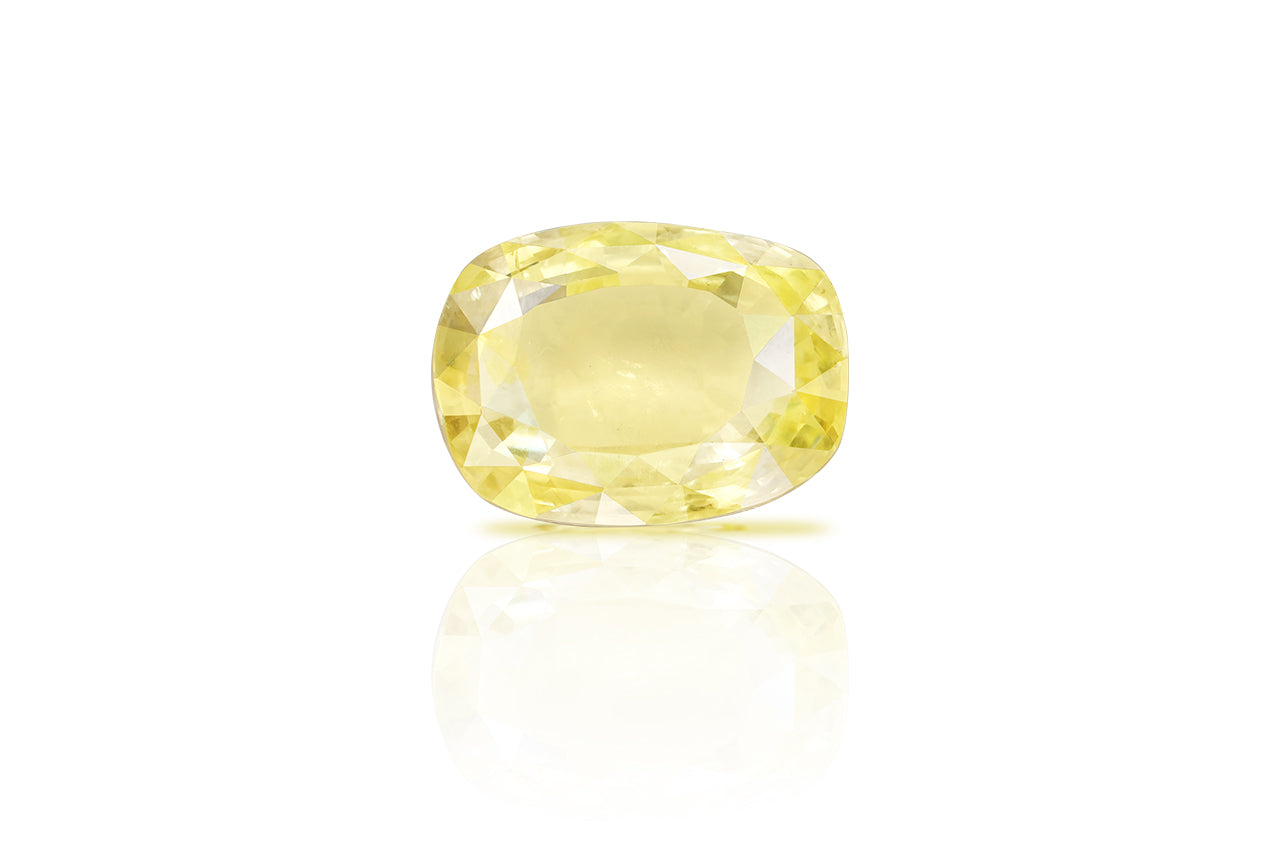 6.5 Carat Natural Yellow Sapphire Pukhraj Loose Stone