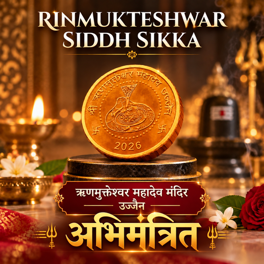 Rinmukteshwar Siddh Coin/Sikka | Blessed At Rinmukteshwar Temple, Ujjain